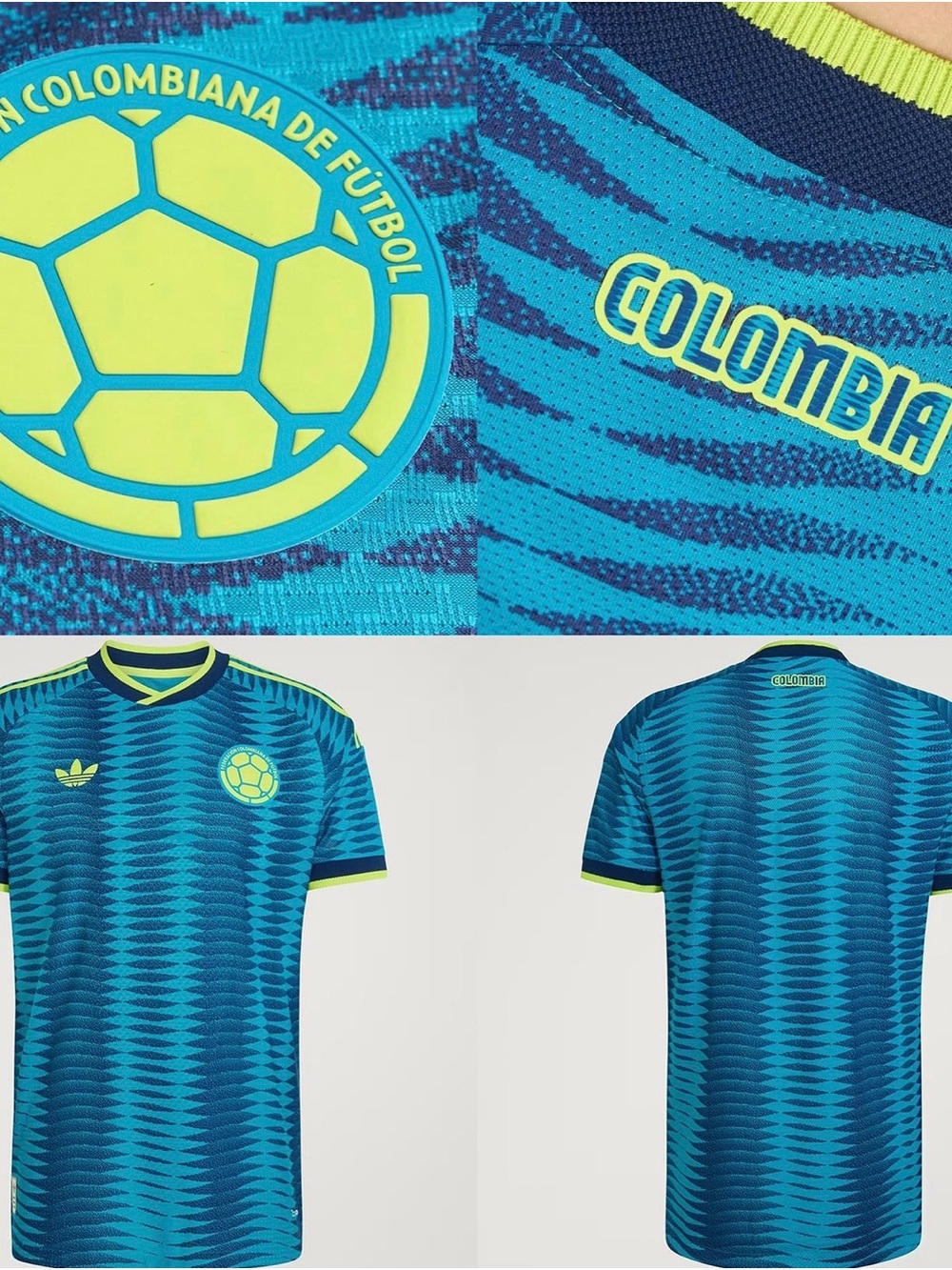 COLOMBIA SOCCER JERSEY BLUE 2026 - Picture 5 of 10